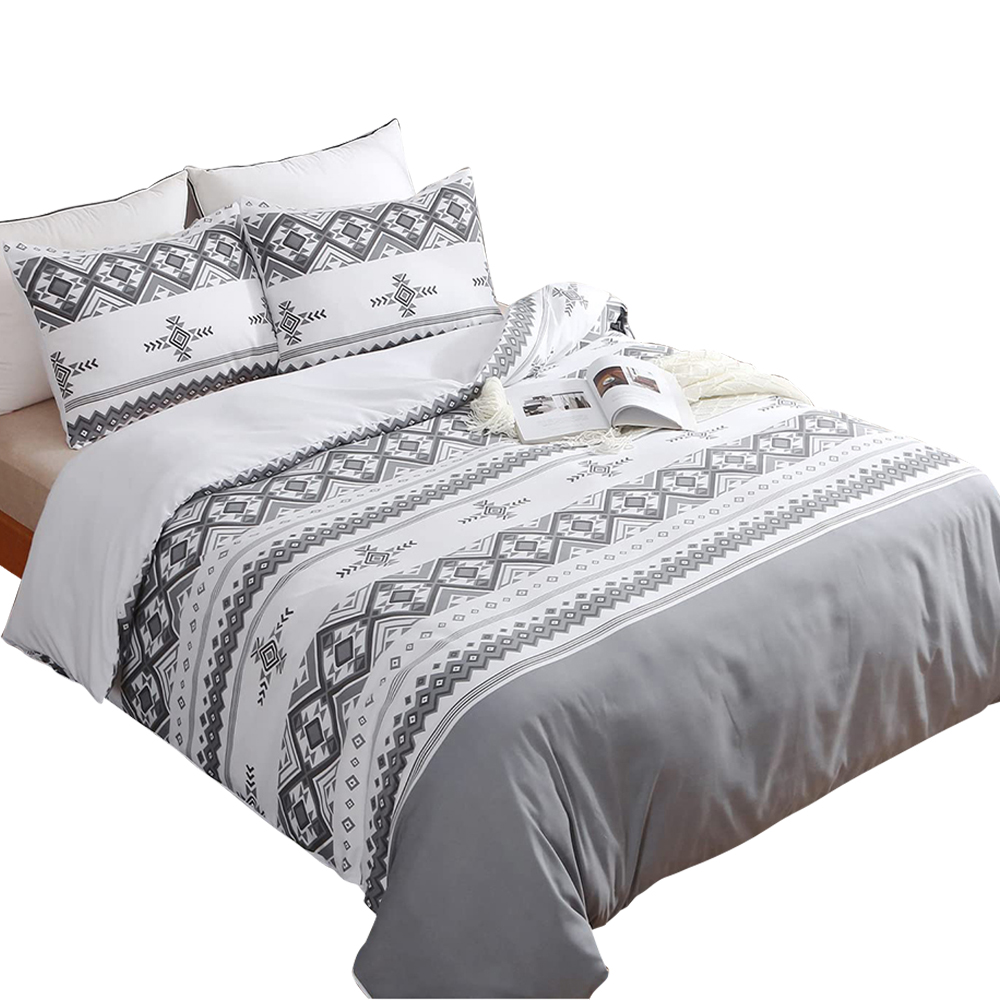 Bohemian Comforter Bedding Sets King Size Duvet Cover Set With 2 Pillows Case Double Super Soft Breathable Twin Queen Size