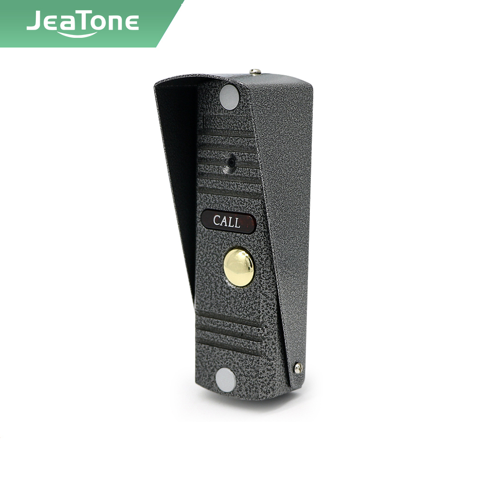 Jeatone Tuya smart WIFI 4-Wired video intercom doorbell 1.0MP high resolution Interphone IP65 Weatherproof，AHDcamera，84201sliver