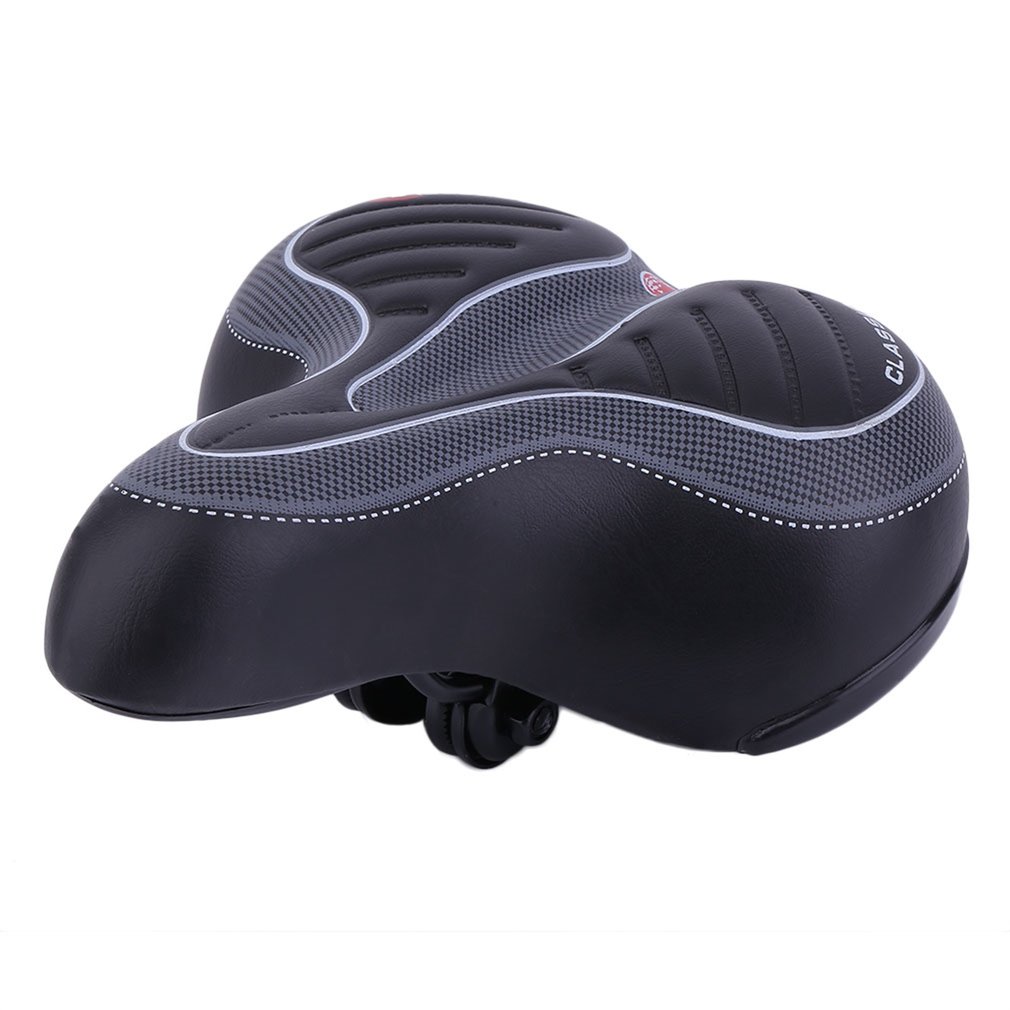 Comfortable Wide Big Bum Bike Bicycle Gel Cruiser Extra Sporty Soft Pad Saddle Seat Suitable For Any Type Of Bike