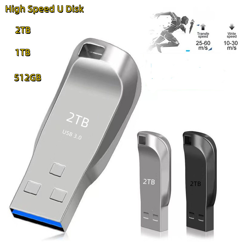 USB 3.0 Pen Drive Upgraded 2TB High-speed Storage Disk 512GB Type-C Memory USB Flash 2TB Metal Waterproof USB Flash Drives
