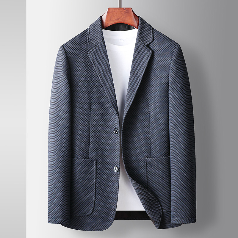 High End   Casual  Elegant Slim Fit Designer Blazer Jacket Expensive Suit For Men  Men's Clothing