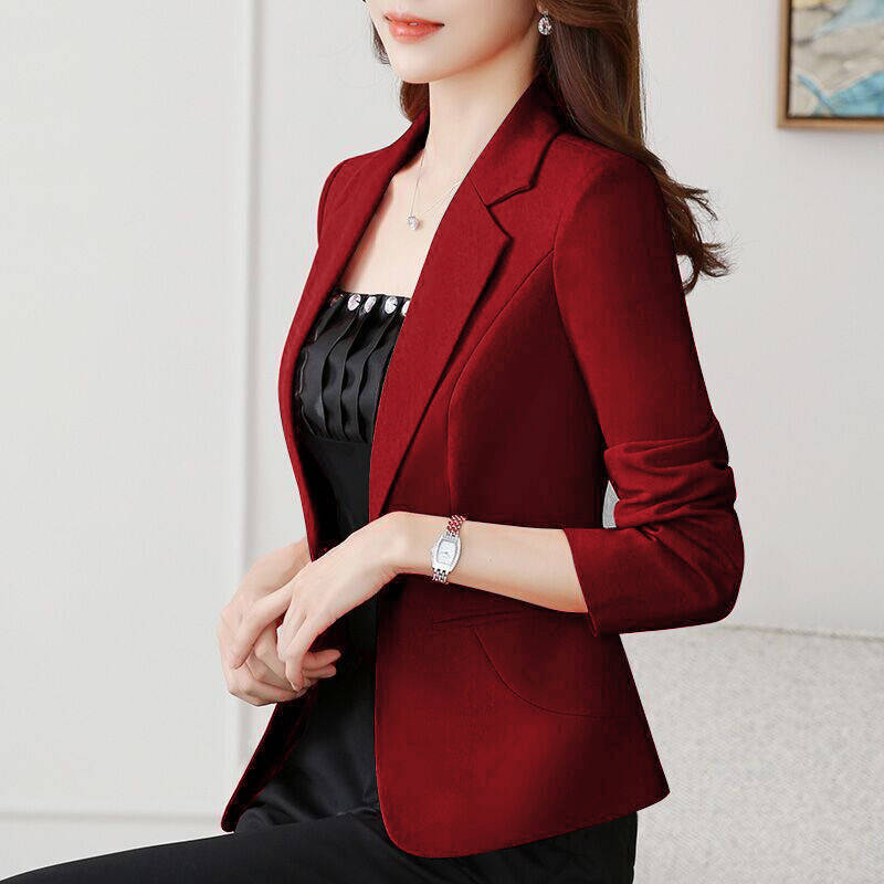 Suit female spring and autumn     self-cultivation casual ladies Regular  Single Breasted