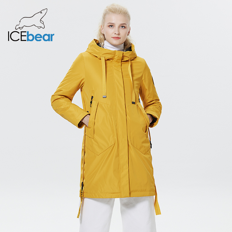 ICEbear  fall women's coat with hood casual wear   autumn parka  clothing GWC20035D