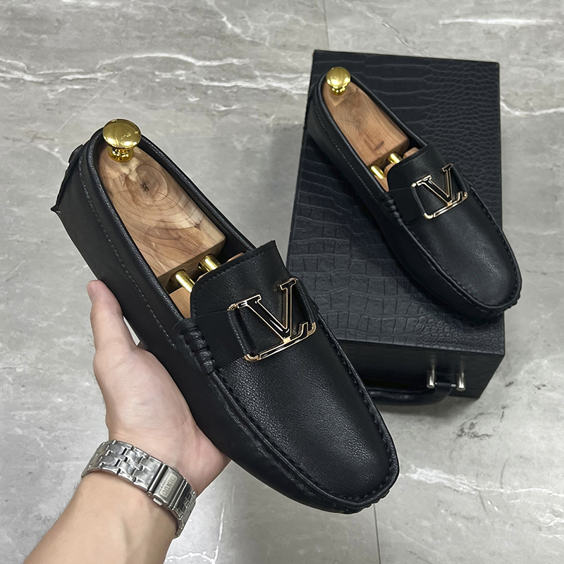 Men  Shoes Leather Casual Shoes Loafers Soft High   Designer Black Men Shoe Free Shipping Sapatos Masculinos