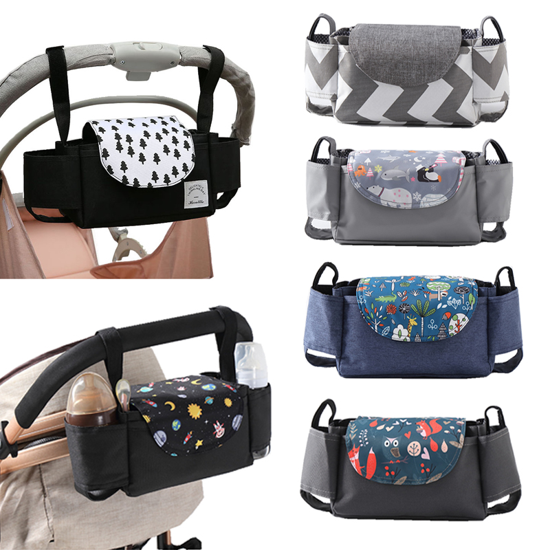 Stroller Bag Pram Stroller Organizer Baby Stroller Accessories Stroller Cup Holder Cover Trolley Organizer Travel Accessories