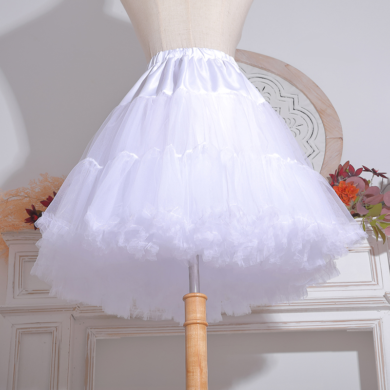 Skirt support Lolita cloud boneless soft mesh skirt support white petticoat puff skirt Skirt support Lolita cloud boneless soft