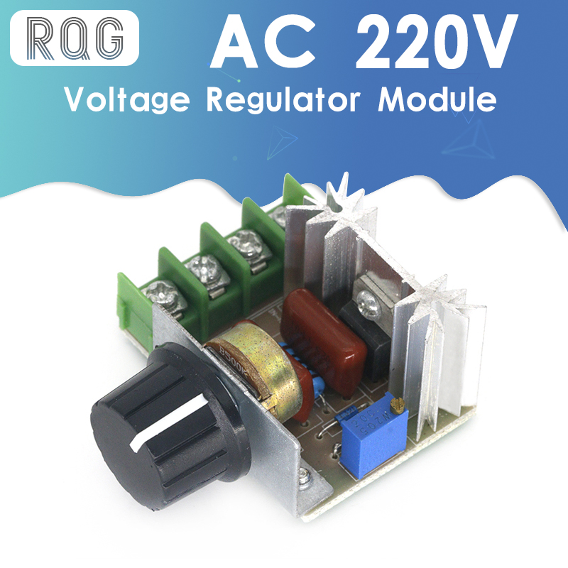 AC 220V 2000W SCR Voltage Regulator Dimming Dimmers Motor Speed Controller Thermostat Electronic Voltage Regulator Module