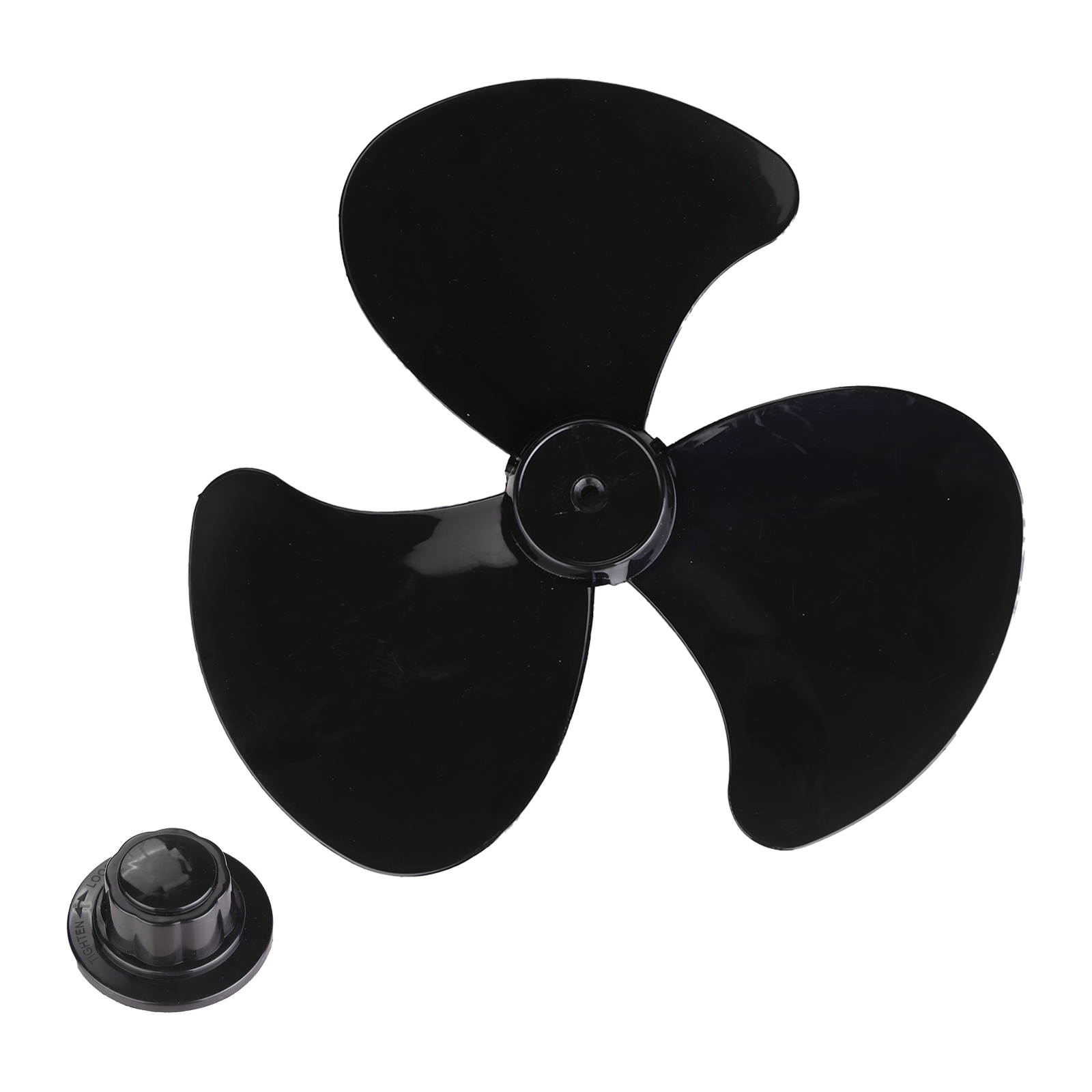 10/16 Inch Household Plastic Fan Blade 6/3Leaves with Nut Cover for Standing Pedestal Fan Table Fanner General Accessories Fans