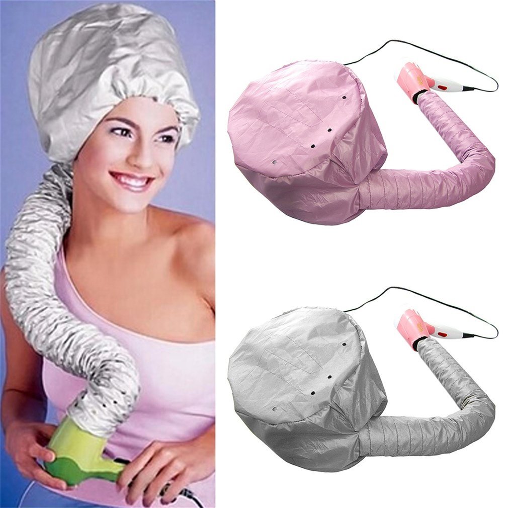 Home Blow Dryer Diffuser Bonnet Hairdressing Cap Scalding Dyeing Hair Styling Hat Drying Hat Professional Safer Baking Oil Cap