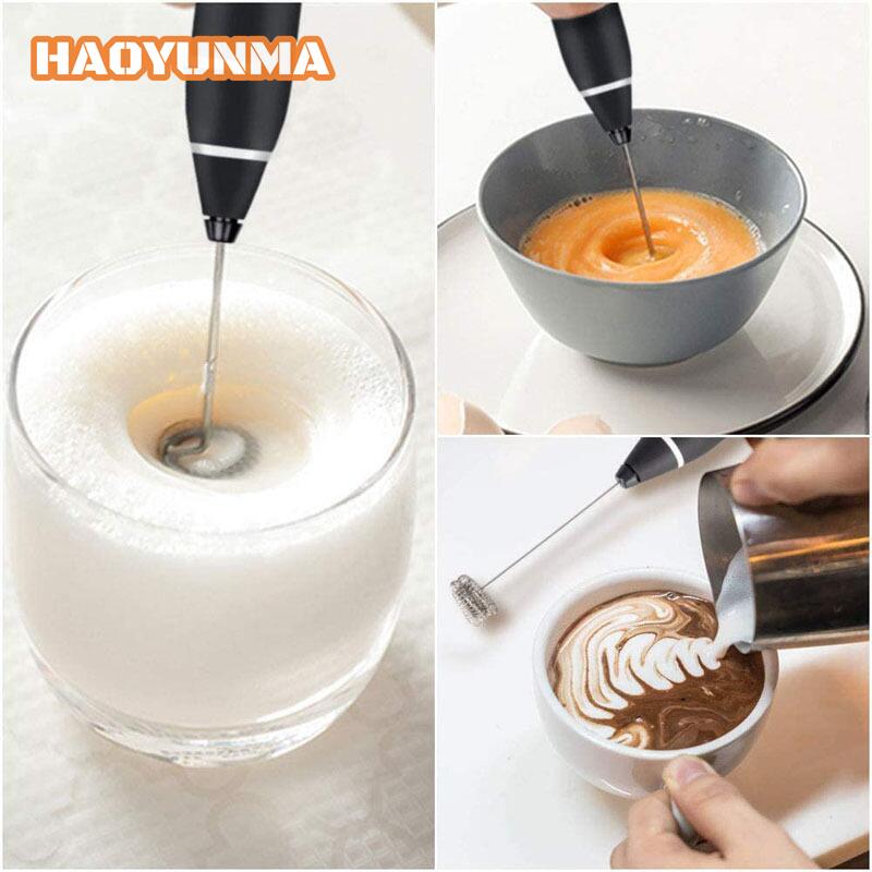 Wireless Milk Frothers Electric Handheld Blender With USB Electrical Mini Coffee Maker Whisk Mixer For Coffee Cappuccino Cream