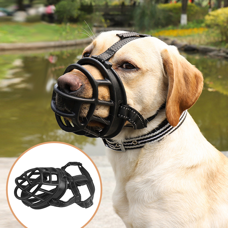 Comfy Soft Silicone Pet Dog Muzzle Breathable Basket Muzzles for Small Medium Large Dogs Stop Biting Barking and Chewing