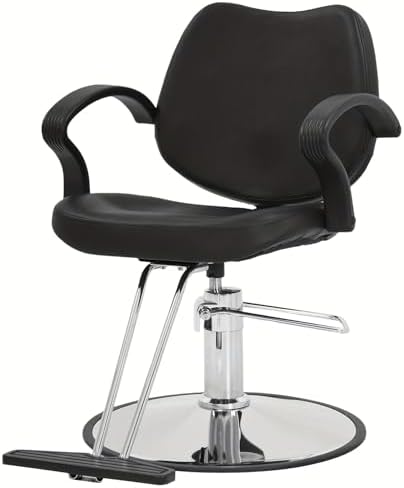 FDW Salon Chair Barber Chair Shampoo Styling Chairs Heavy-Duty Beauty Barber Swivel Styling Chairs Salon Equipment Hairdresser Chair Salon Chair for Hair Stylist