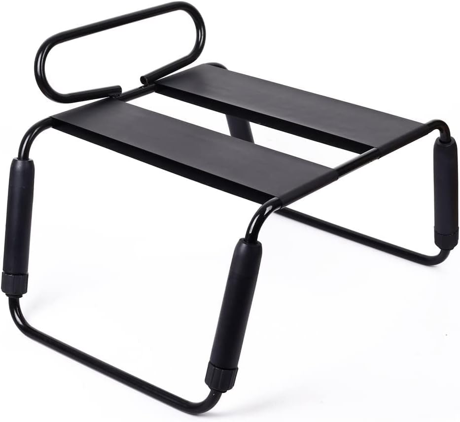 Sex Bench Bouncing Mount Stool Sex Furniture Positioning Chair with Handrail Position Aids Chair Novelty Toy for Couples Adult Games (Waterproof Chair with Handle)