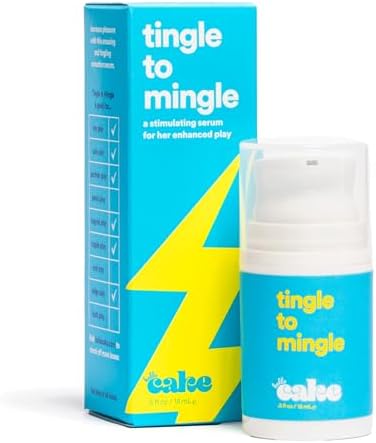 Hello Cake Tingle to Mingle, Tingling Gel for Women - Made with Natural Extracts, Warming and Cooling Gel (0.5 Fl. Oz.)