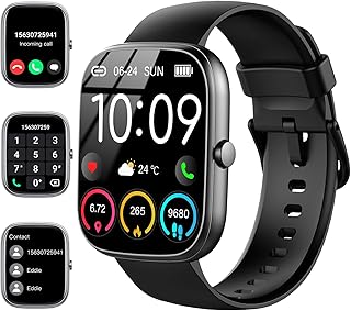 Kids Smart Watch with 2 Screen Protectors, 1.5'' Touch Screen, 26 Games, Audiobook, Learn Card, HD Camera, Video, Pedometer, Alarm Clock - Educational Wristwatch Learning Toy Fun for Birthday Gifts