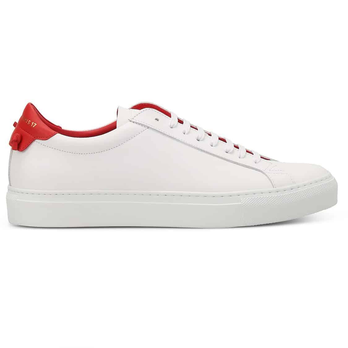 GIVENCHY WHITE URBAN LEATHER SNEAKERS – GVC27