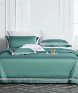 1st copy hermes home green bedding set