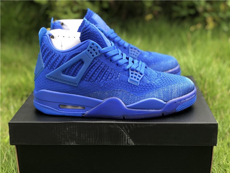 PK AIR JORDAN 4 FLYKNIT ROYAL BLUE