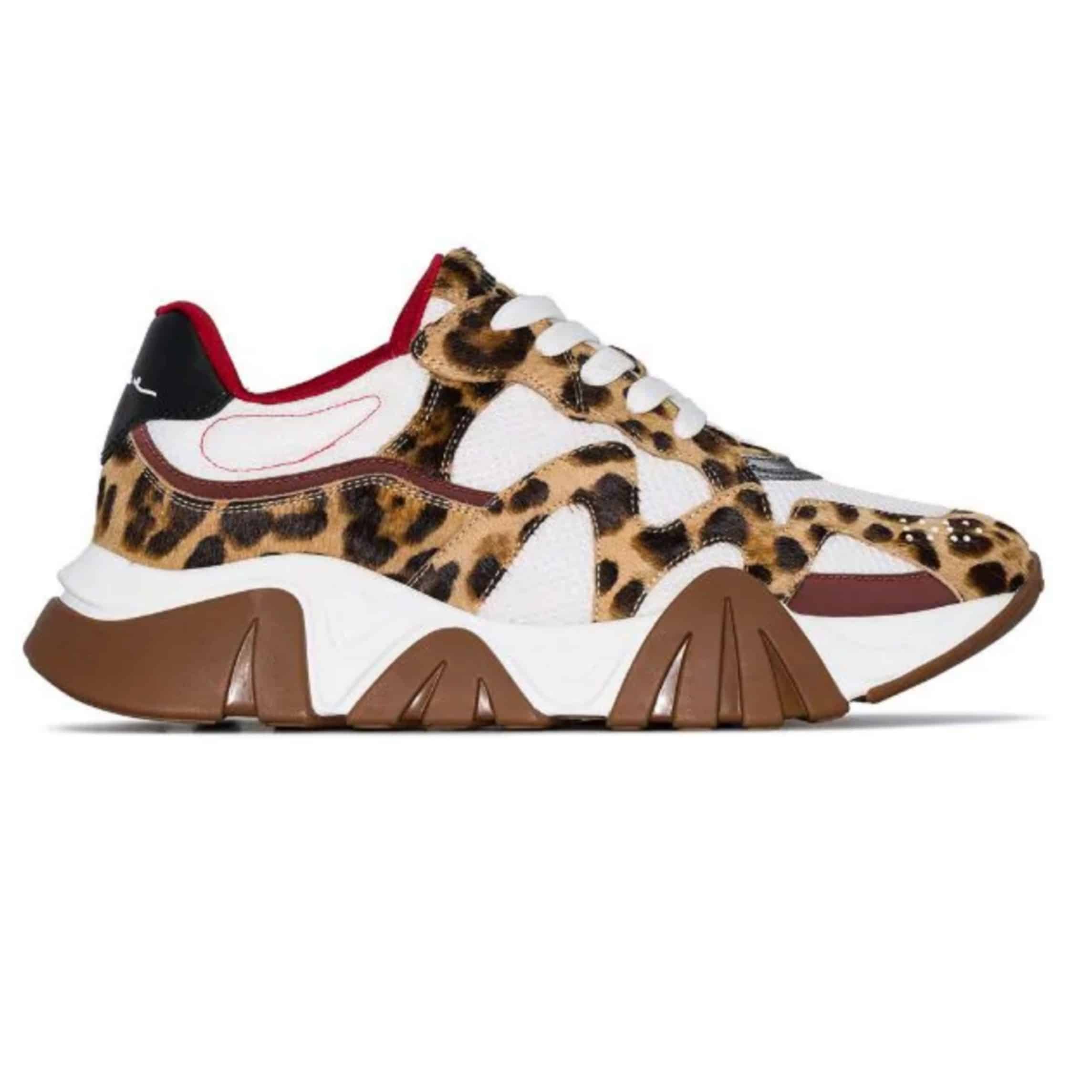 VERSACE LEOPARD PRINT SNEAKERS – VS37