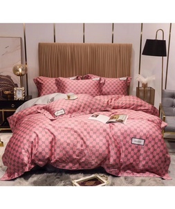 Knock off designer gucci home pink bedding set